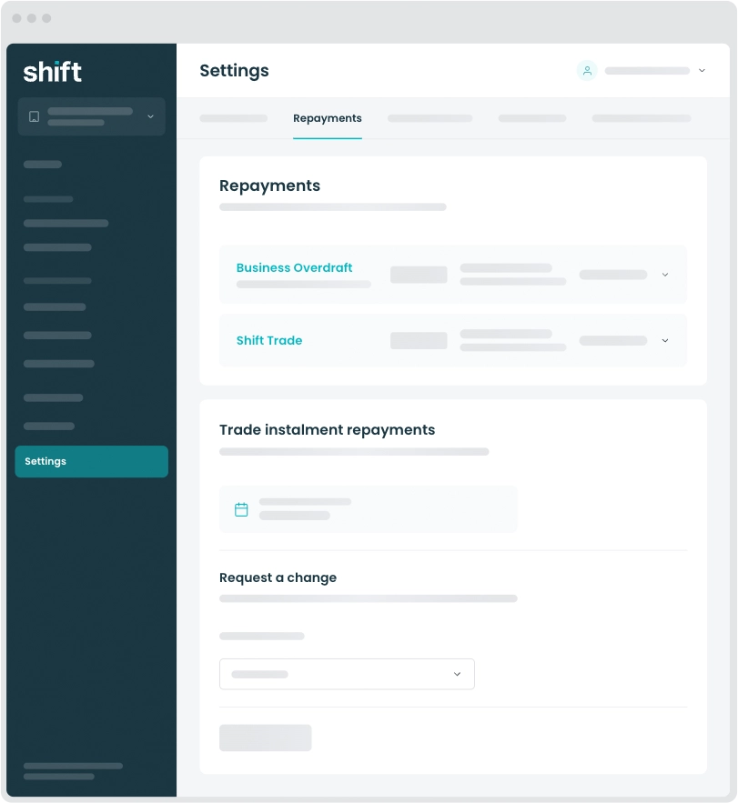 Change Weekly Debit Day - Shift Online Settings