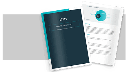 Shift trade credit report cover graphic